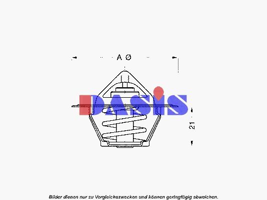 AKS DASIS Termostaat,Jahutusvedelik 750939N